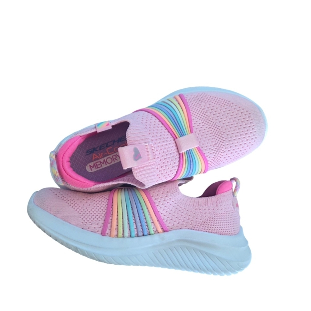 Skechers Kids Pink Rainbow Sneakers